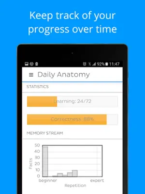 Daily Anatomy Flashcards android App screenshot 0