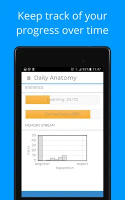 Daily Anatomy Flashcards android App screenshot 4