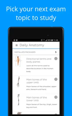 Daily Anatomy Flashcards android App screenshot 7